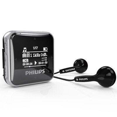 

Philips SA2208 Mini Athletic MP3 Player 8G (With Built-In FM Radio
