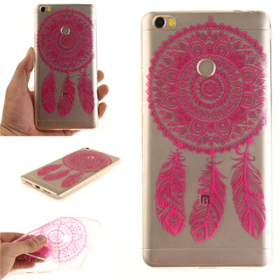 

Rose wind chimes Pattern Soft Thin TPU Rubber Silicone Gel Case Cover for XiaoMi Mi Max