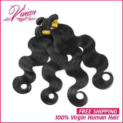 

Unprocessed Peruvian Body Wave 4 Bundles Virgin Hair Cheap Peruvian Virgin Hair Body Wave 4PcsLot Weave Human Hair Extension