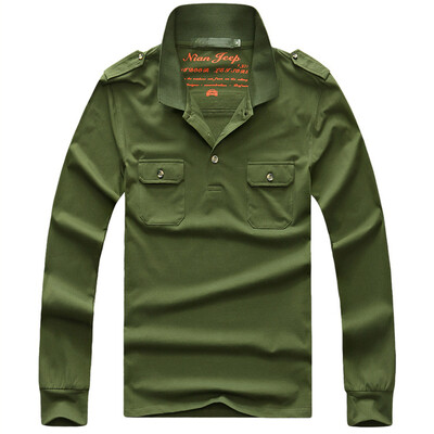 

Men Dress Shirts Plus Size Casual Solid Thick Long-Sleeve T-Shirt Fashion Brand Clothing