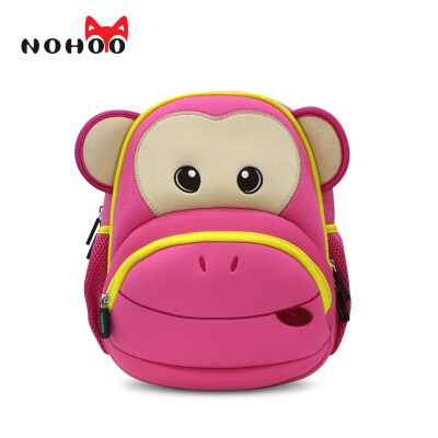 

NOHOO 3D Monekey Kids Baby Children School Bags Waterproof Cartoon School Bags Backpack For Girls Boys