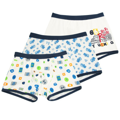 

Red beans Hodo children&39s underwear male flat angle in the waist breathable large child 95 cotton comfortable four pants 3 boxed HDK775 white 120