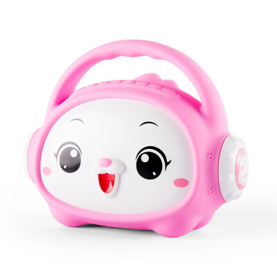 

chick called called magic young teaching machine 3-6 years old puzzle early education machine machine can charge can download wifi mobile phone APP remote control pink