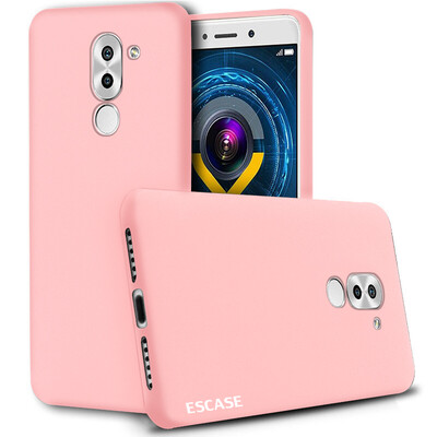 

ESCASE glory 6X phone shell Huawei glory 6X mobile phone sets Huawei mobile phone case TPU soft shell anti-scratch scratching feel all-round protective shell 55 inches pretty pink