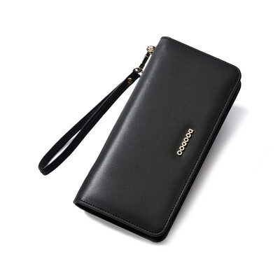 

Doodoo кошелек женский длинный участок Южной Кореи кожа молния г-жа длинный участок молния кожаный бумажник законопроект сумки клип D6901 золота