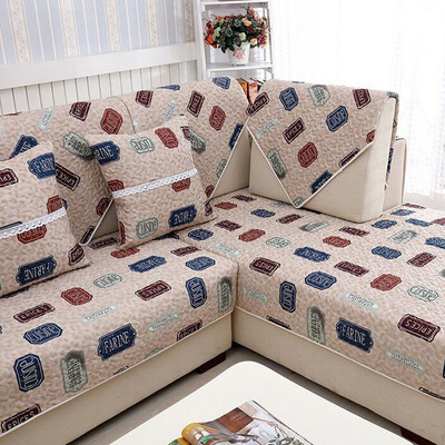 

Green reed European style fabric sofa sofa sofa four seasons non-slip modern era 90 * 90cm 1 piece installed
