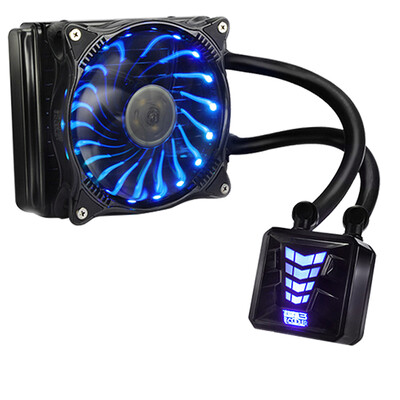 

Overclocking three (PCCOOLER) core cooling 120 CPU heat sink (multi-platform / integrated water / 12cm smart blue fan / with silicone grease