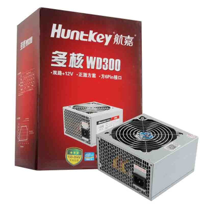 

Huntkey rated 300W multi-core WD300 power supply (single forward / wide voltage / back-line support