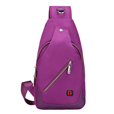 

SVVISSGEM shoulder Messenger bag fashion casual men&women fitness running chest bag mobile phone bag bag SA-9866 treasure blue