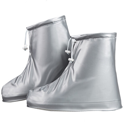 

Evas love rain boots waterproof non-slip men&women silver