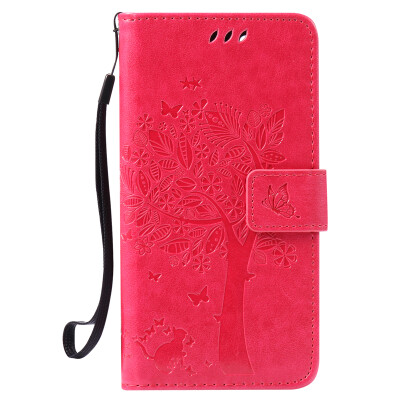 

Rose Tree Design PU Leather Flip Cover Wallet Card Holder Case for WIKO LENNY 2