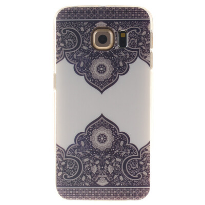 

Diagonal totem Pattern Soft Thin TPU Rubber Silicone Gel Case Cover for SAMSUNG GALAXY S6 Edge