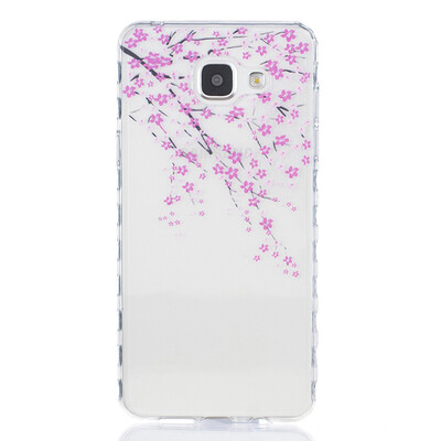 

Peach blossom Pattern Soft Thin TPU Rubber Silicone Gel Case Cover for SAMSUNG GALAXY A5 2016A510