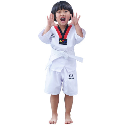 

Taekwondo suits homemade cotton long-sleeved children taekwondo suits adult racing clothes cotton taekwondo clothes training clothing