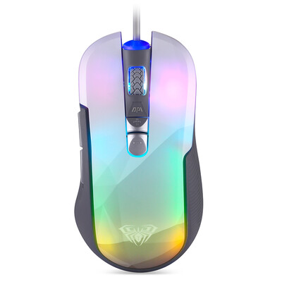 

Trolley AULA Mirage Blended Hood Programming Gaming Mouse Power Tie Wired Mouse White