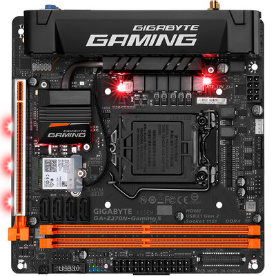 

Материнская плата Gigabyte (GIGABYTE) Z270N-Gaming 5 (Intel Z270 / LGA 1151)