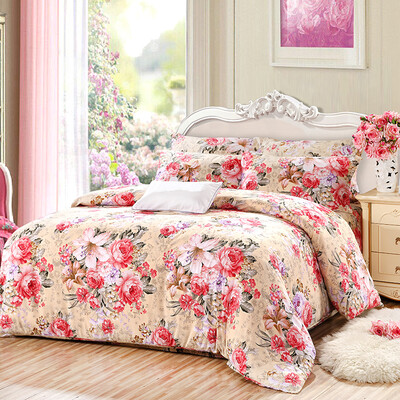 

Ivy AVIVI four sets of bedding cotton 40 twill double bed models 15 18 bed