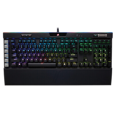 

USCORSAIR K95 RGB PLATINUM mechanical keyboard Symphony backlit black tea tea Jedi begging chicken keyboard