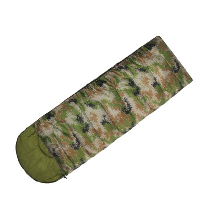 

Wolf walker adult outdoor thickening breathable waterproof four seasons envelope wild camping afternoon cotton sleeping bag 135kg blue