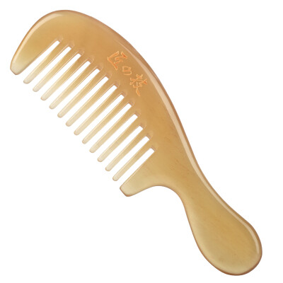 

Craftsmanship MrGreen -7015 natural white water horns combs portable wide teeth along hair comb