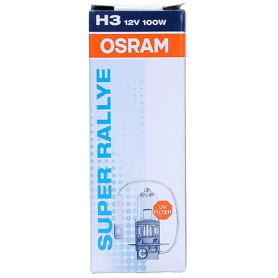 

OSRAM H1 H3 12 В 100 Вт P14.5s 62200 супер ралли бездорожью супер яркий авто лампы автомобиля галогенная лампа 3200 К 1X