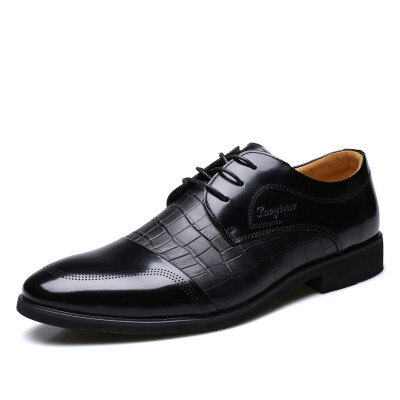 

Yi Chi EGCHI бизнес повседневная обувь мужская обувь крокодил модель повседневная обувь 36173 черный 39