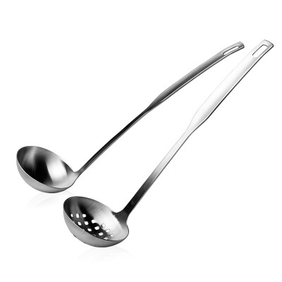 

【Jingdong Supermarket】 Cooking Queen 304 Stainless Steel Hot Pot Spoon Two-piece One-piece Mixing Spoon Mixing Set