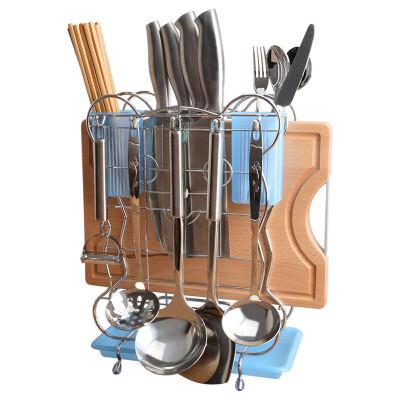 

Jingdong supermarket] the United States kitchen (maxcook) knife frame drain rack storage shelves alloy panda series MSSB732-A (with a tray rust-proof color random