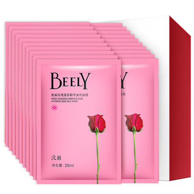 

BEELY) Rose Nourishing Essence Silk Mask 20pcs / 2 Boxed (Clear Water Moisturizing