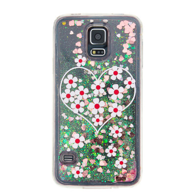 

Dynamic Quicksand Glitter Liquid Soft TPU Case Cover For SAMSUNG S5