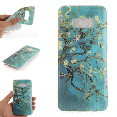 

Apricot tree Pattern Soft Thin TPU Rubber Silicone Gel Case Cover for SAMSUNG GALAXY S8