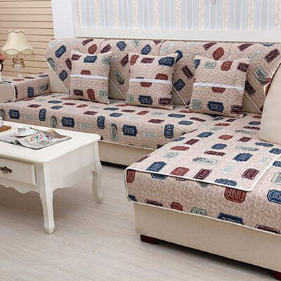 

Green reed European style fabric sofa sofa sofa four seasons non-slip modern era 90 * 90cm 1 piece installed