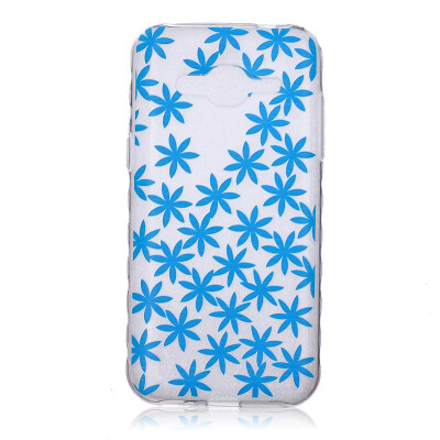 

Blue chrysanthemum Pattern Soft Thin TPU Rubber Silicone Gel Case Cover for SAMSUNG GALAXY J2