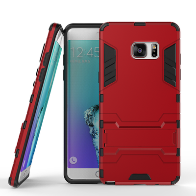 

Red Slim Robot Armor Kickstand Shockproof Hard Rugged Rubber Back Case For SAMSUNG GALAXY Note 7