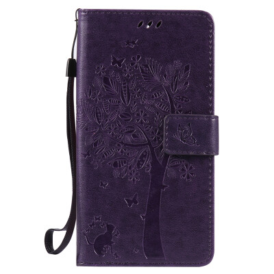 

Purple Tree Design PU кожа флип крышку кошелек карты держатель чехол для One Plus Three