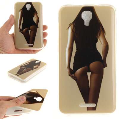

Sexy Girls Pattern Мягкая обложка Тонкий ТПУ резиновый силиконовый гель чехол для ALCATEL PIXI 4 5.0