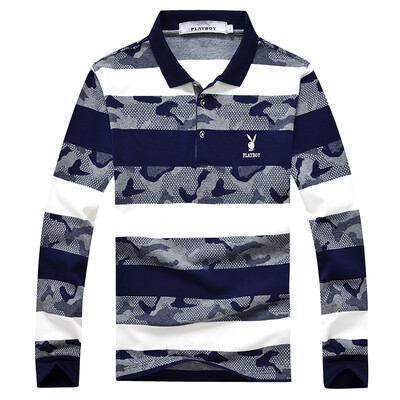 

Playboy PLAYBOY Футболка Мужская повседневная футболка с длинным рукавом с длинным рукавом Мужская рубашка с длинным рукавом 16001PL1906 White L