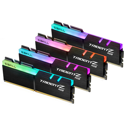 

G.SKILL) magic shade series DDR4 3200 frequency 32G (8Gx4) package desktop memory RGB light bar (F4-3200C16Q-32GTZR