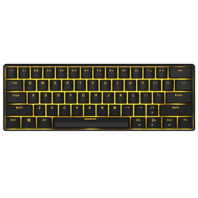 

RK mechanical keyboard Bluetooth wired dual mode 61 keys green axis black dark gold