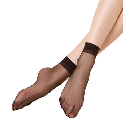 

Jingdong supermarket] Mona stockings female thin section [20 pairs] fitted with crystal silk short stockings toe transparent 20 pairs of skin color 295