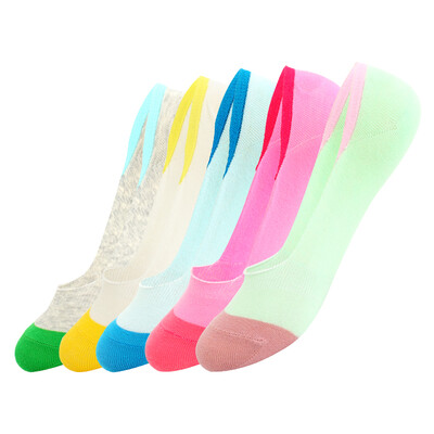 

Hengyuan Xiang summer thin section socks&socks invisible socks Ms cotton socks socks 5 pairs of boxed A212211