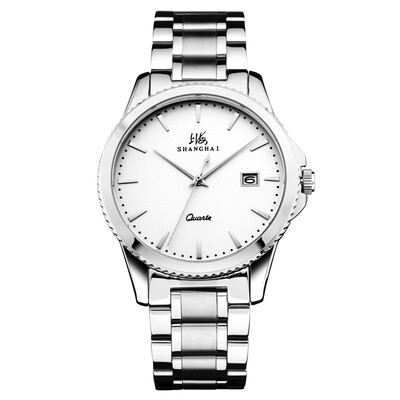 

Shanghai SHANGHAI watch business casual series single calendar quartz female watch 3731L