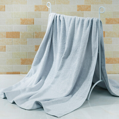 

Covator bath towel plain wood fiber towel absorbent soft NE70135 light gray 70 * 135cm