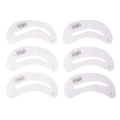 

Babarosa babarosa thrush card 6 Pack eyebrow eyebrow eyebrows eyebrows enamel card beginners lazy suit Korean word eyebrow eyebrow pencil eyebrow pen aids