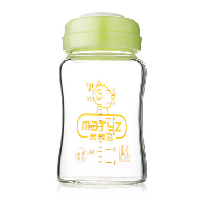 

MITACHI Matyz Bottle Bottle Wide Pillow Milk Storage Bottle Glass Storage Bottle 3 Pack 180ML MZ-0827