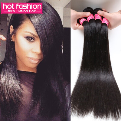 

7A Brazilian Virgin Hair Straight 100% Unprocessed Brazilian Straight Human Hair Bundles 3pcs 100g Xuchang Hot Fashion Hair