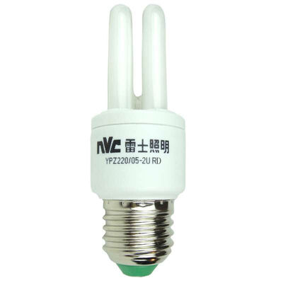 

NVC lighting NVC energy-saving lamps E27 big mouth 2U 5W 2700K incandescent light yellow