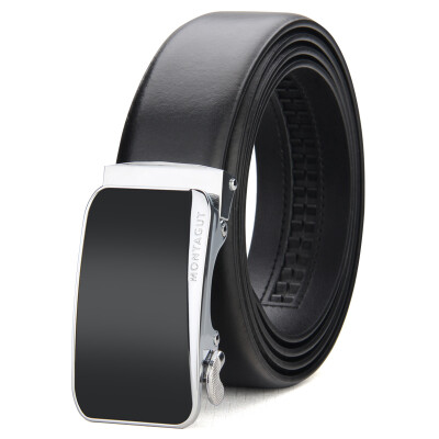 

Mont Turnle (MONTAGUT) belt male automatic buckle layer of leather simple wild youth Korean version of the belt male R743810031A black