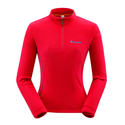 

Kung (KingCamp) outdoor fleece clothing men and women hedge fleece sweater women KWE560 red