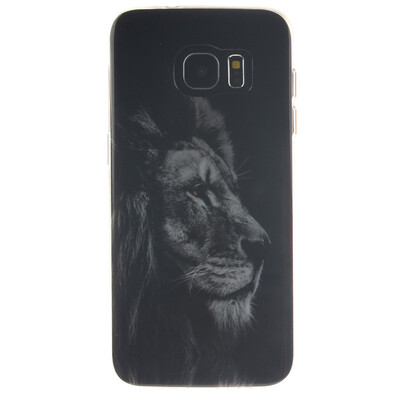 

Black lion Pattern Soft Thin TPU Rubber Silicone Gel Case Cover for SAMSUNG GALAXY S7 Edge